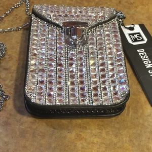 Glass Rhinestone/Black Crossover by MMS Design